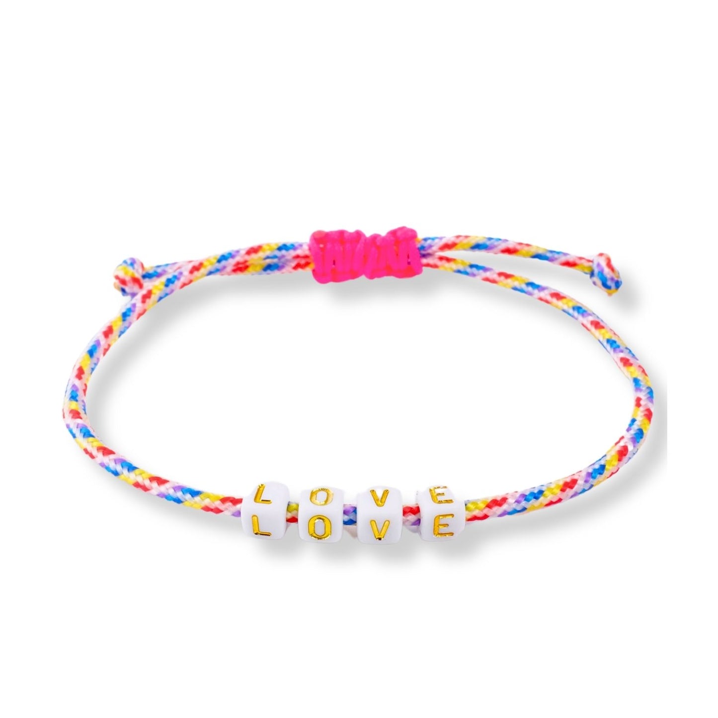 Segeltau Armband bunt - LOVE