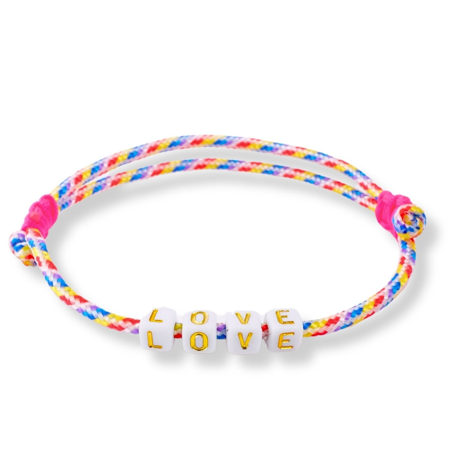 Segeltau Armband bunt - LOVE