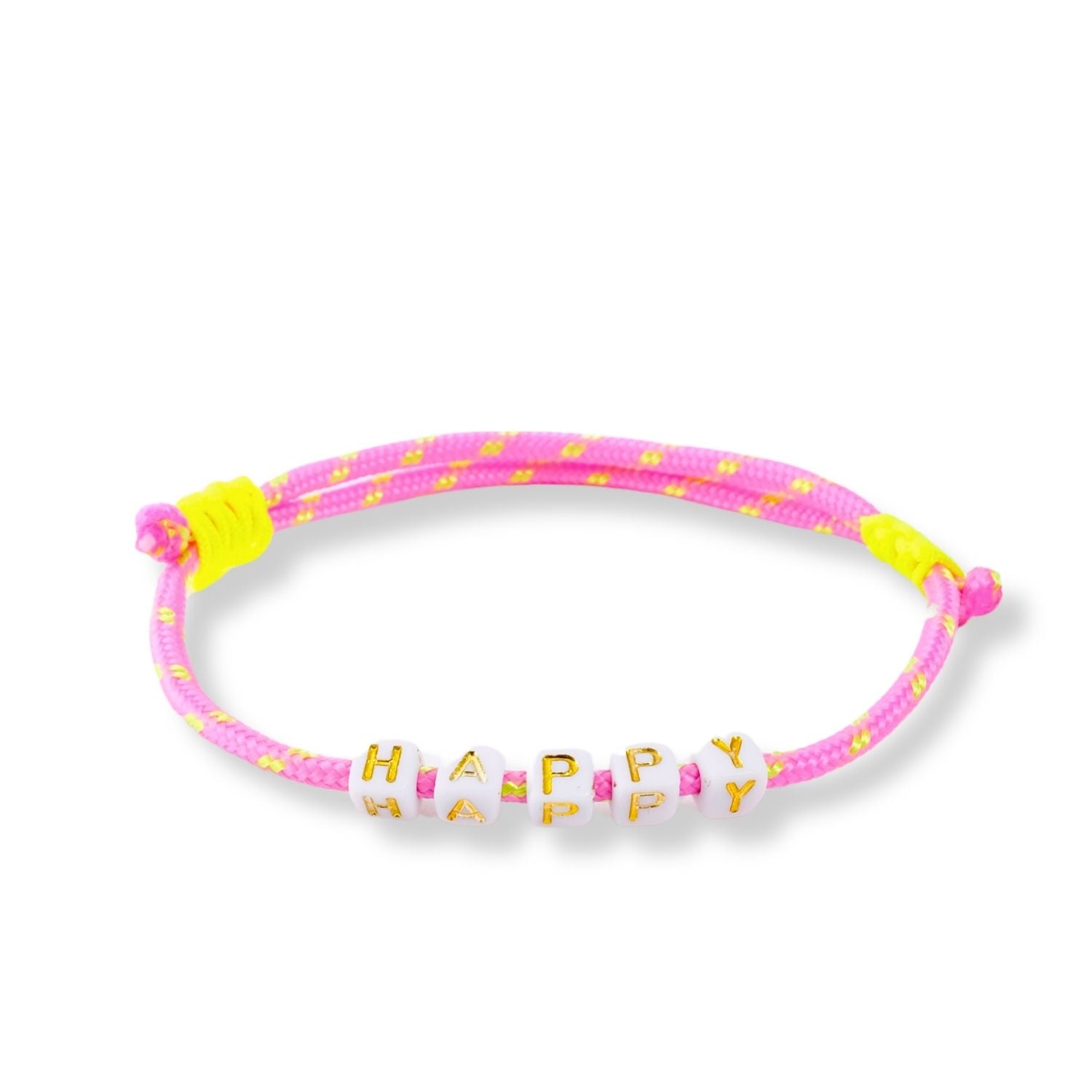 Segeltau Armband rosa - HAPPY