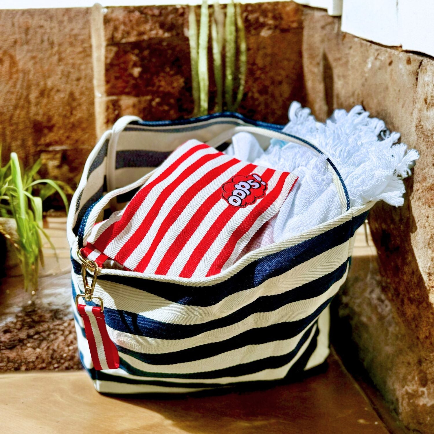 Clutch Rot Weiss - Die perfekte Mini Tasche