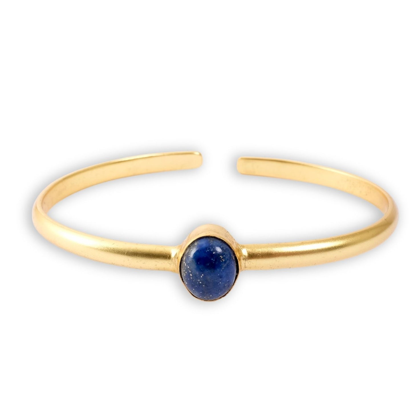 Armreifen vergoldet mit Lapislazuli
