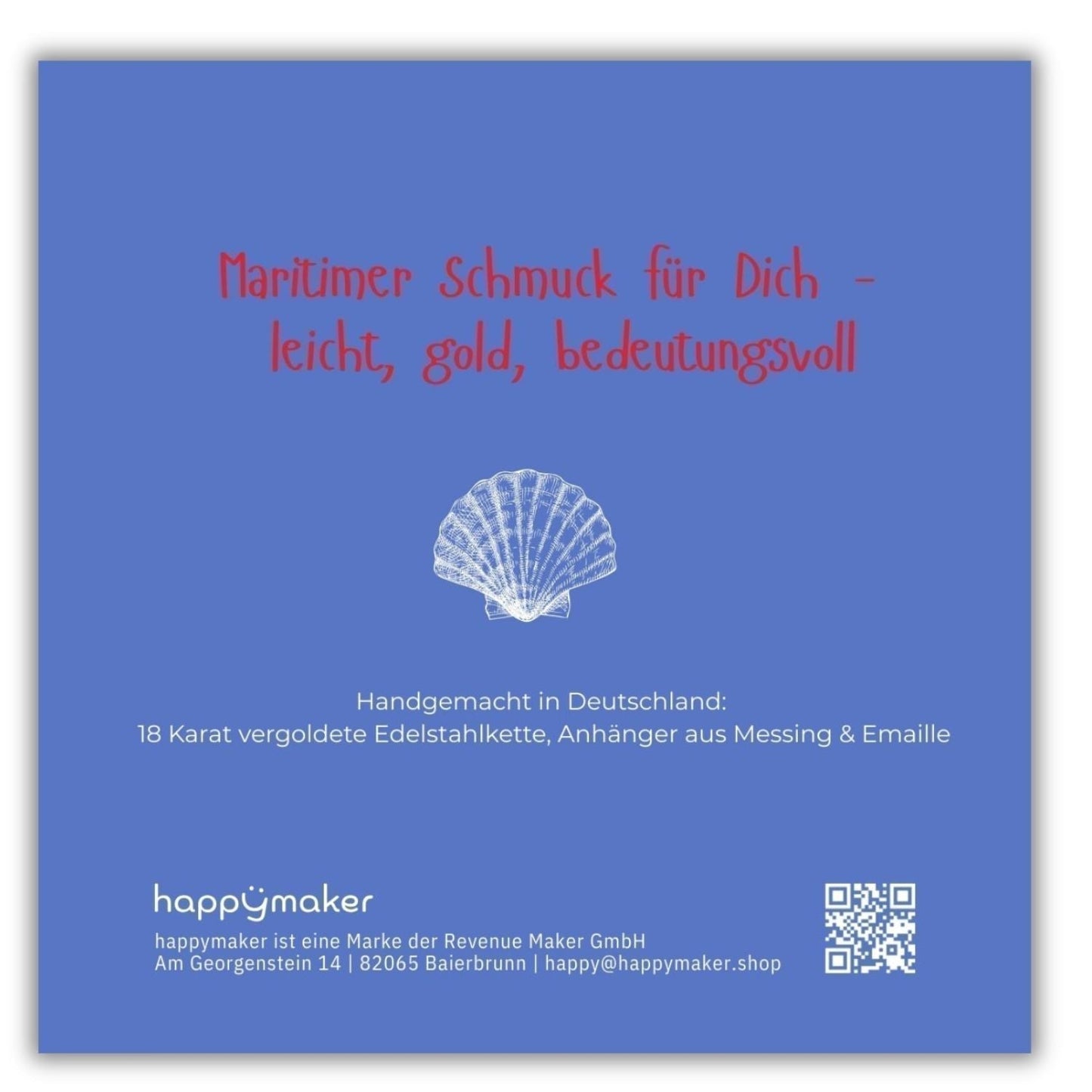 Gold Kette mit Anhänger Krebs oder Fisch auf auf inspirierender Karte, maritimer Schmuck.