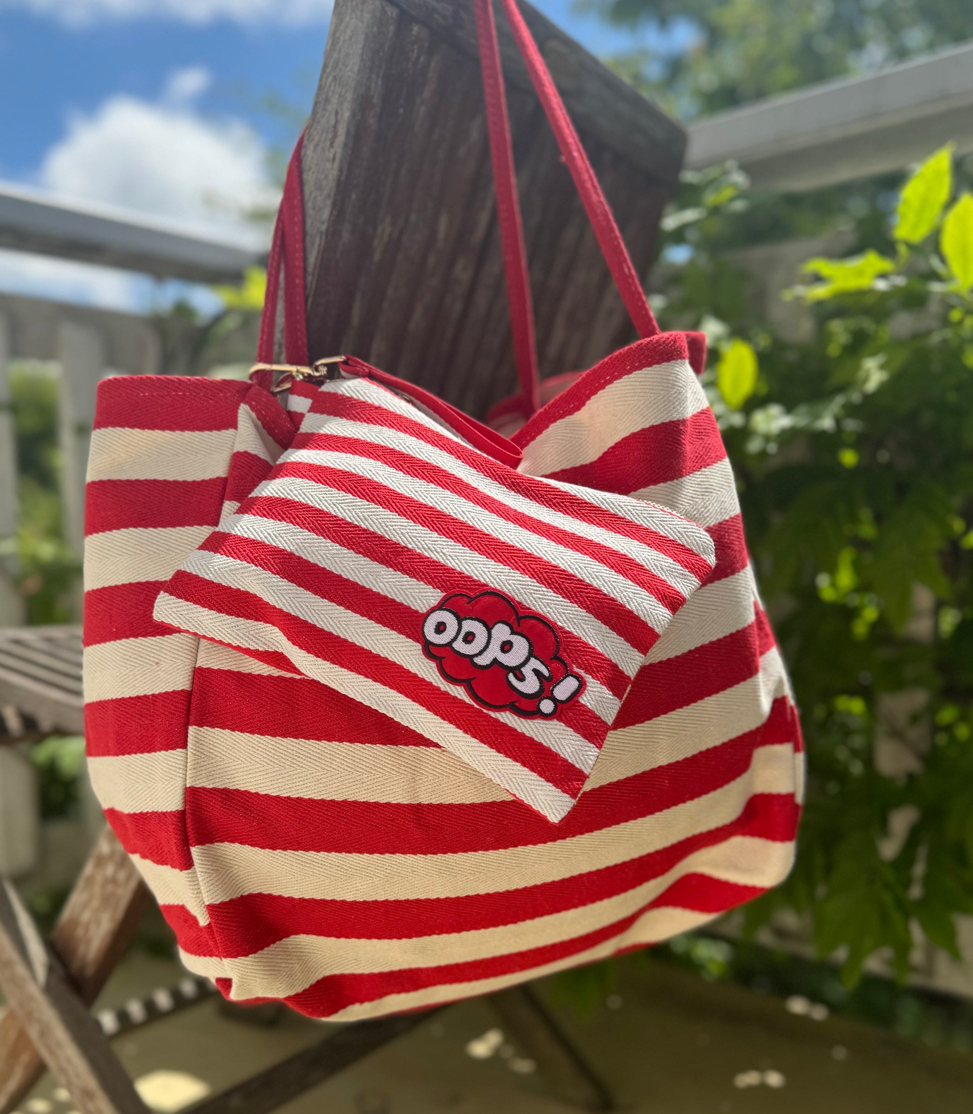 Clutch Rot Weiss - Die perfekte Mini Tasche