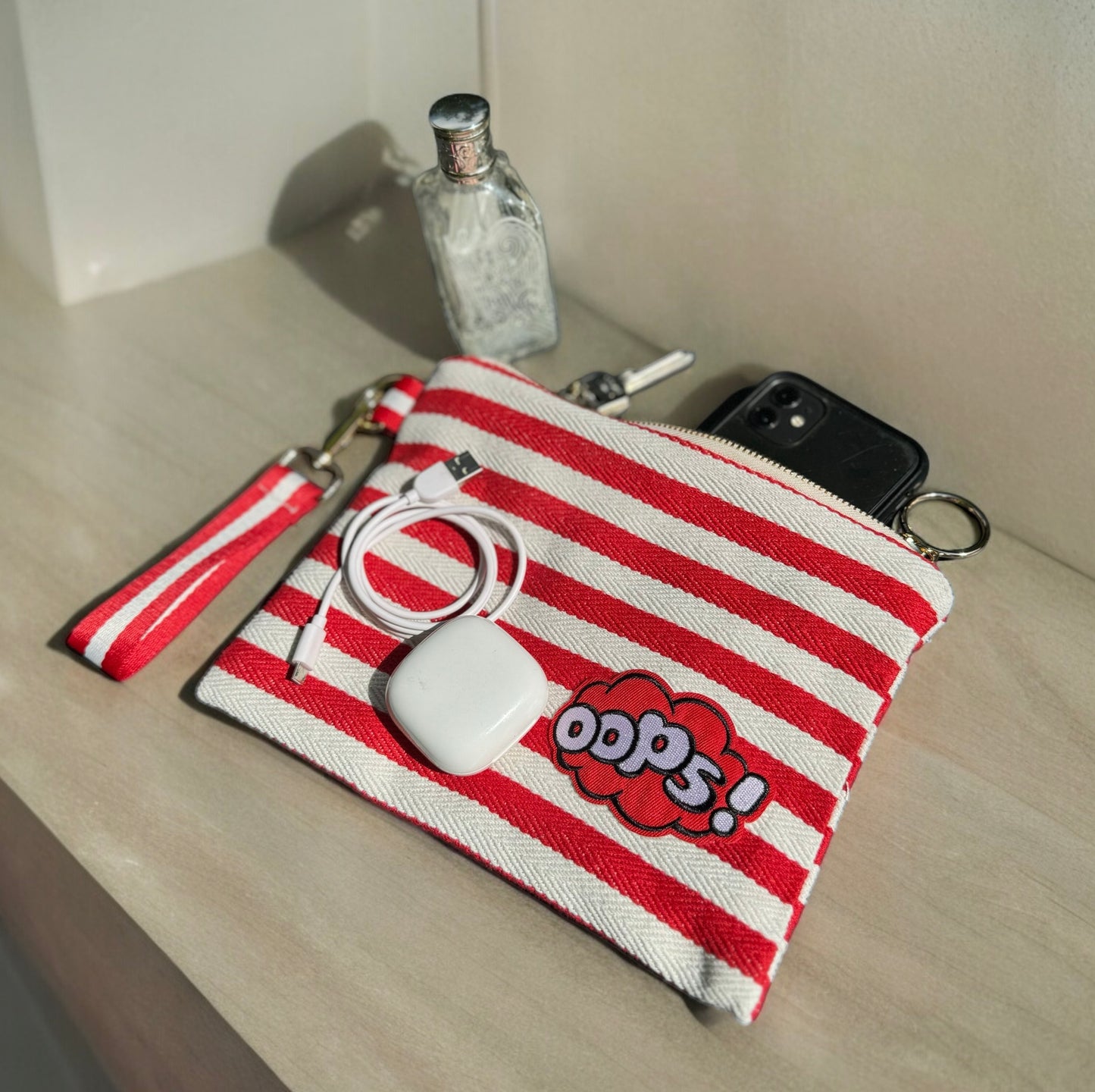 Clutch Rot Weiss - Die perfekte Mini Tasche