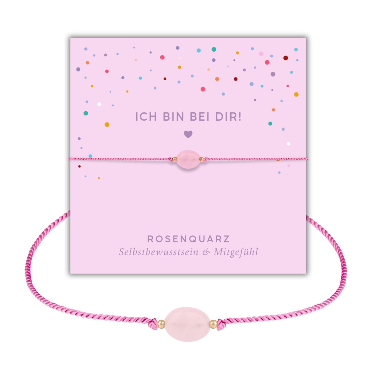 Kinderarmband mit Rosenquarz