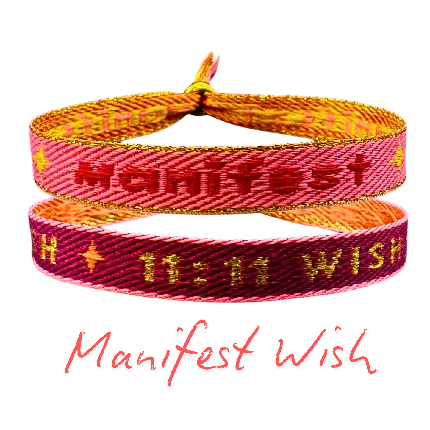 Statement Armband - 11:11 Wish & Manifest Set with adjustable, water-resistant design.