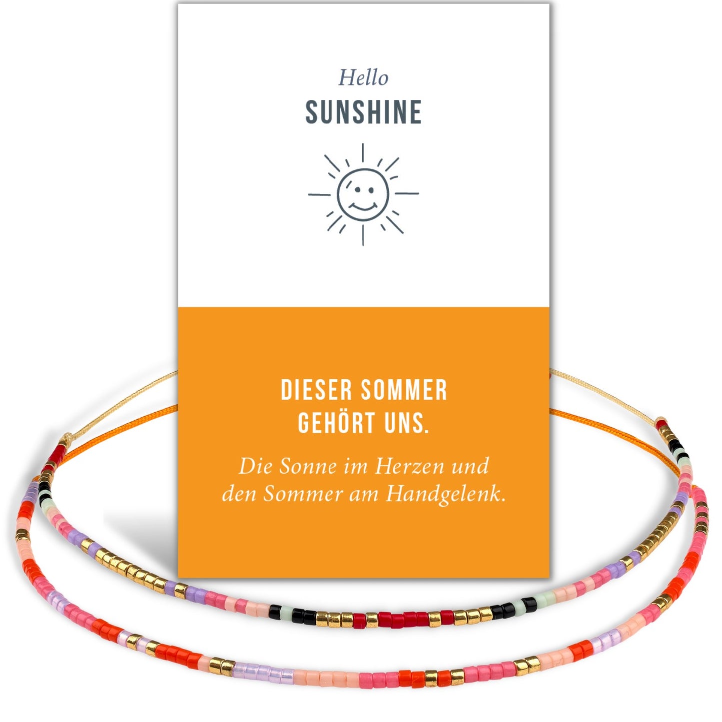 Freundschaftsarmband - Bunte Glasperlen Armbänder