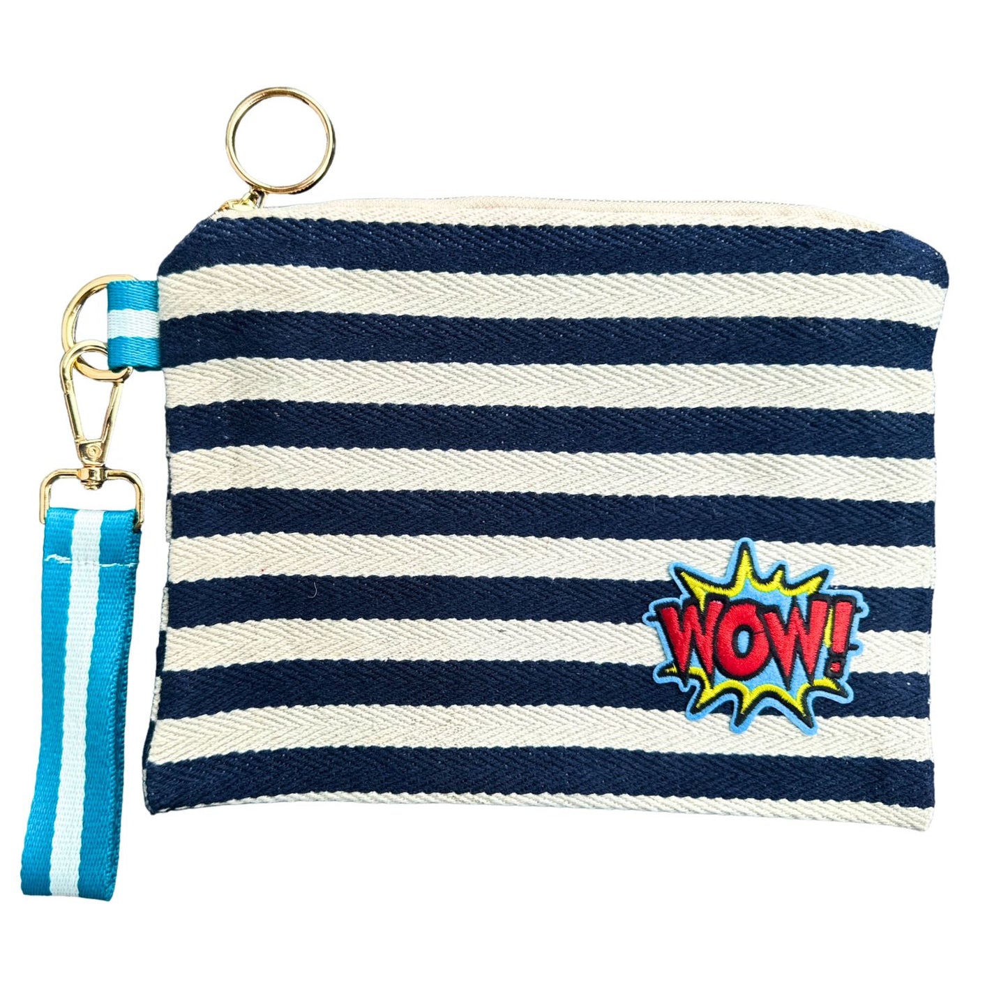 Clutch Blau Weiss - Die perfekt Mini Tasche