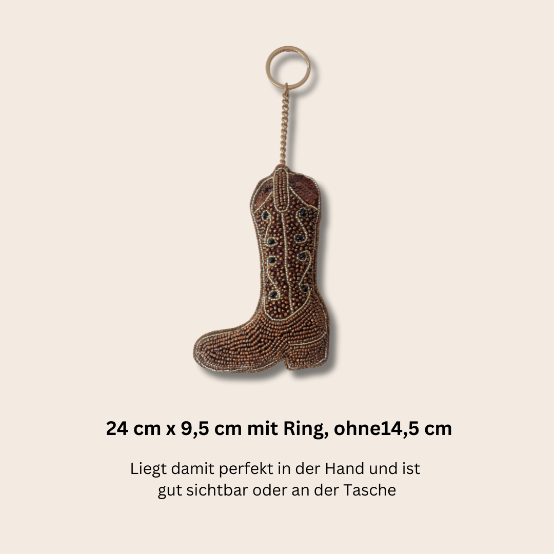 Cowboystiefel Schlüssel Anhänger