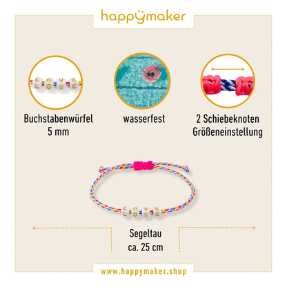 Segeltau Armband - Love