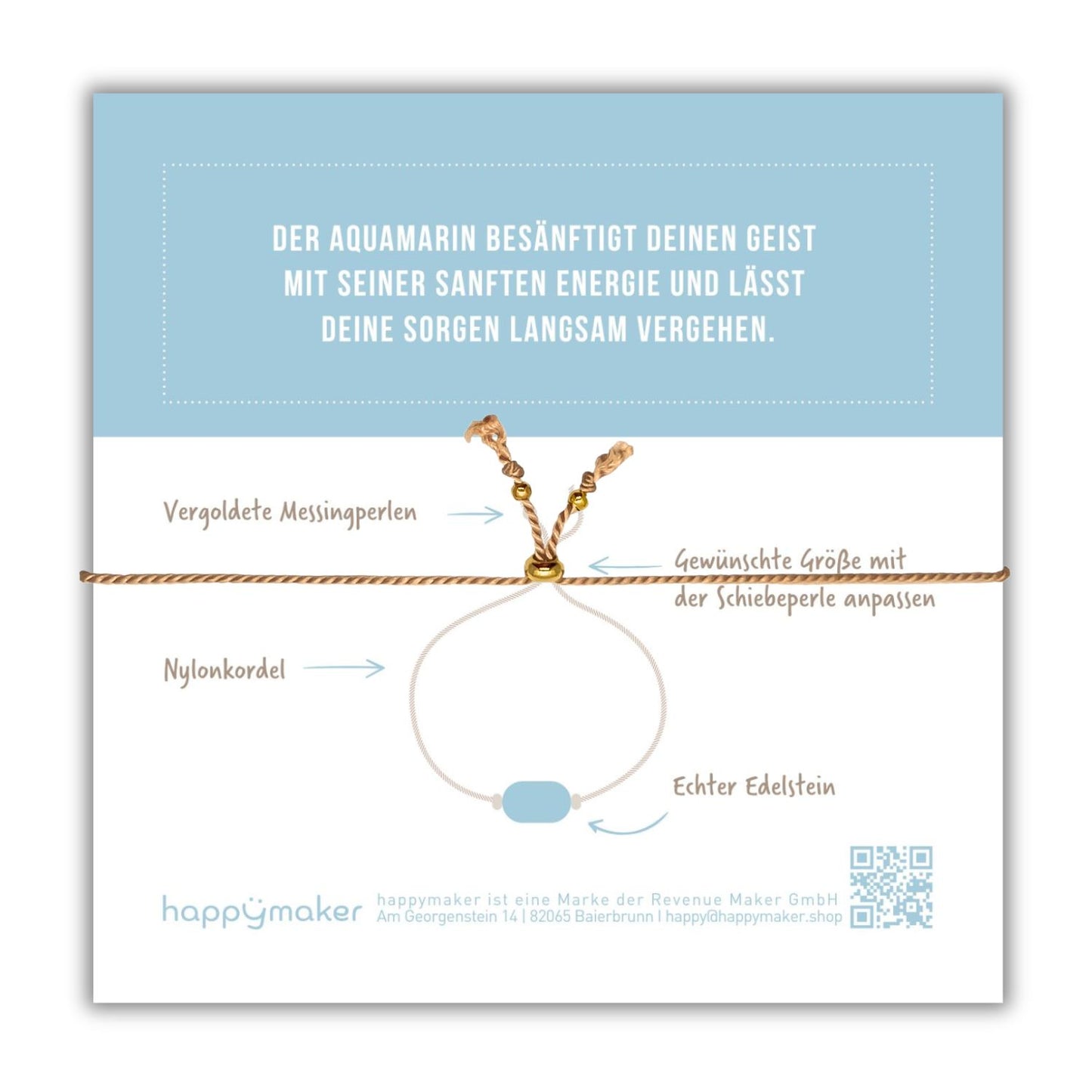 aquamarin karte mit wirkungsweise des edelsteins