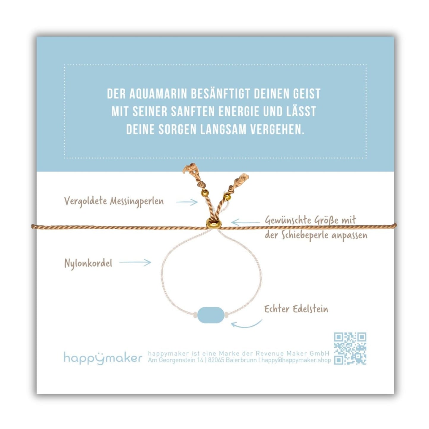 aquamarin karte mit wirkungsweise des edelsteins