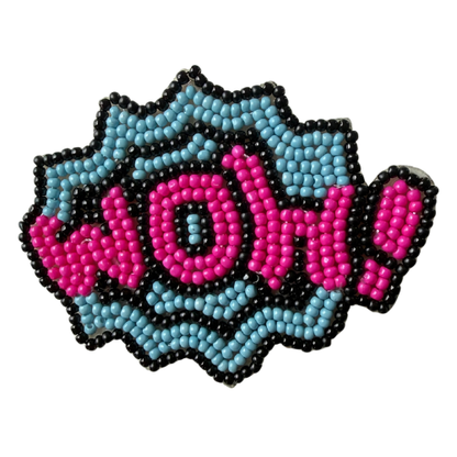 Brosche aus Perlen - Wow!