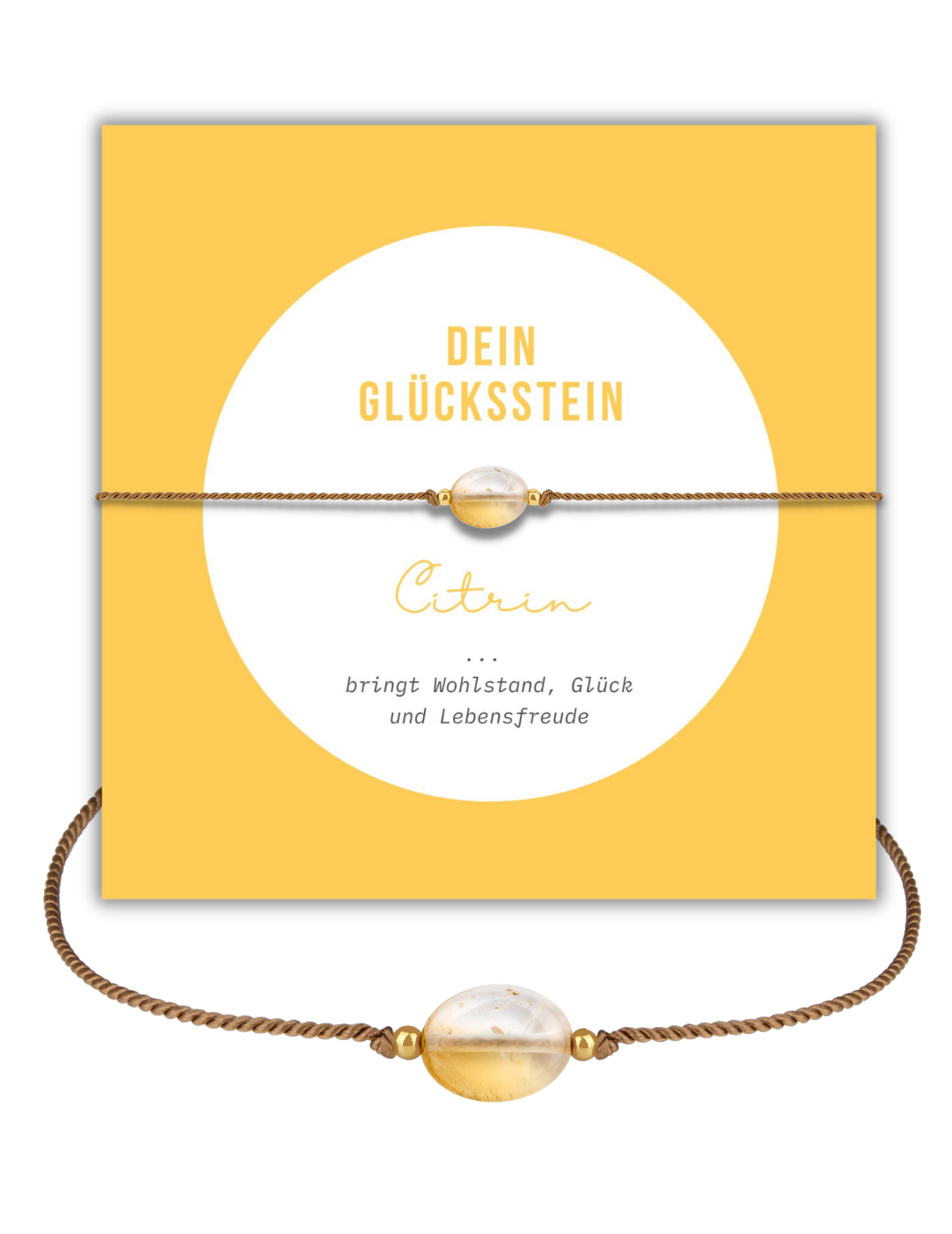 Citrin Armband – Dein Glücksstein