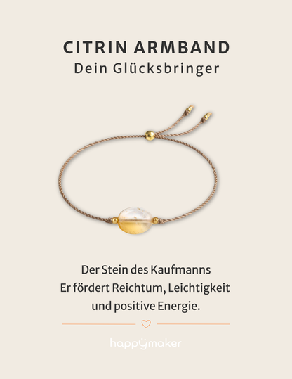 Citrin Armband – Dein Glücksstein