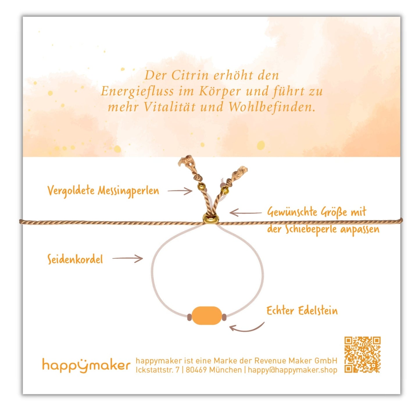 Citrin Armband – Alles wird Gut