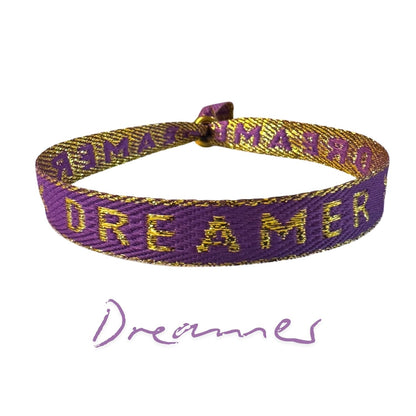 Statement Armband lila - Dreamer