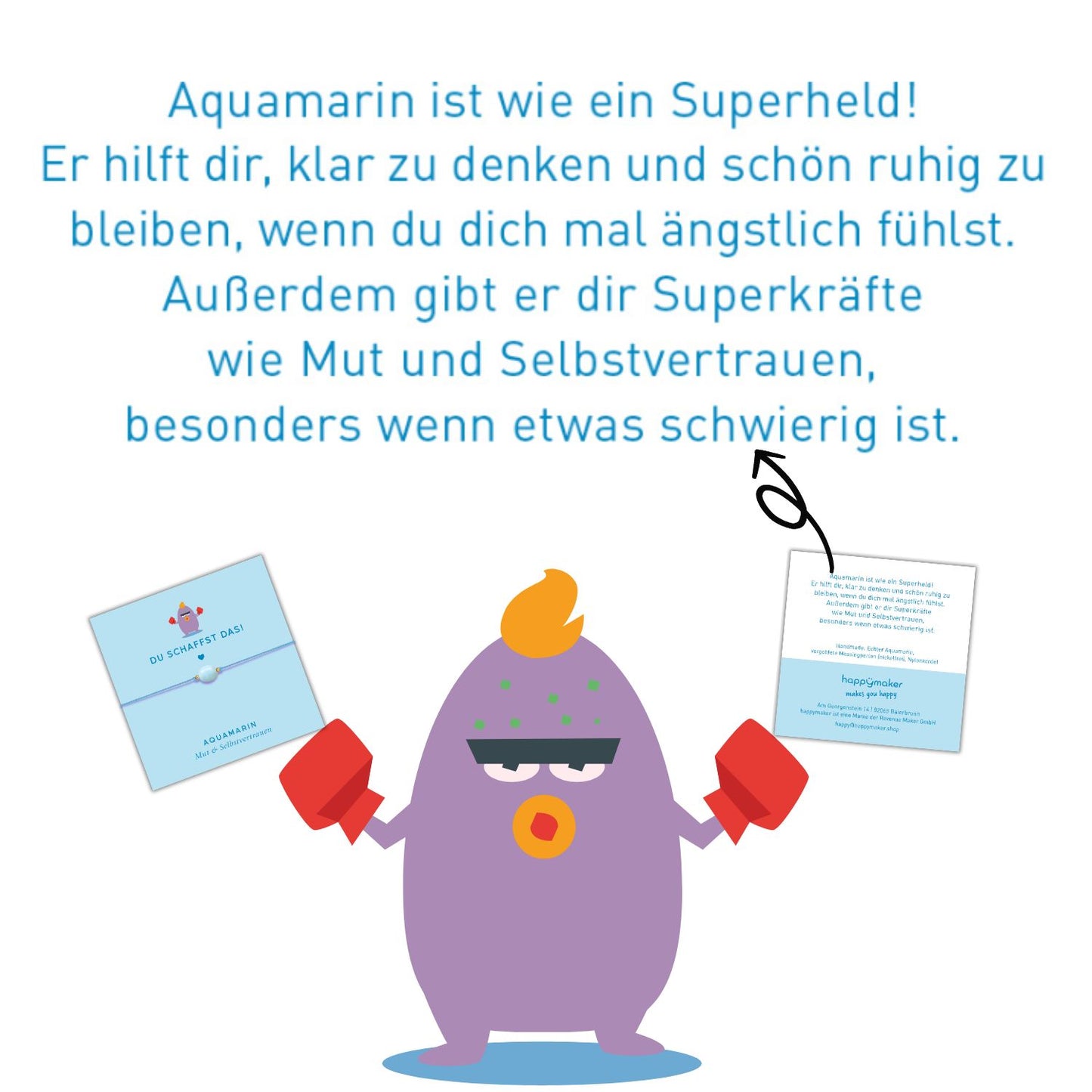 Aquamarin Armband - Kinder