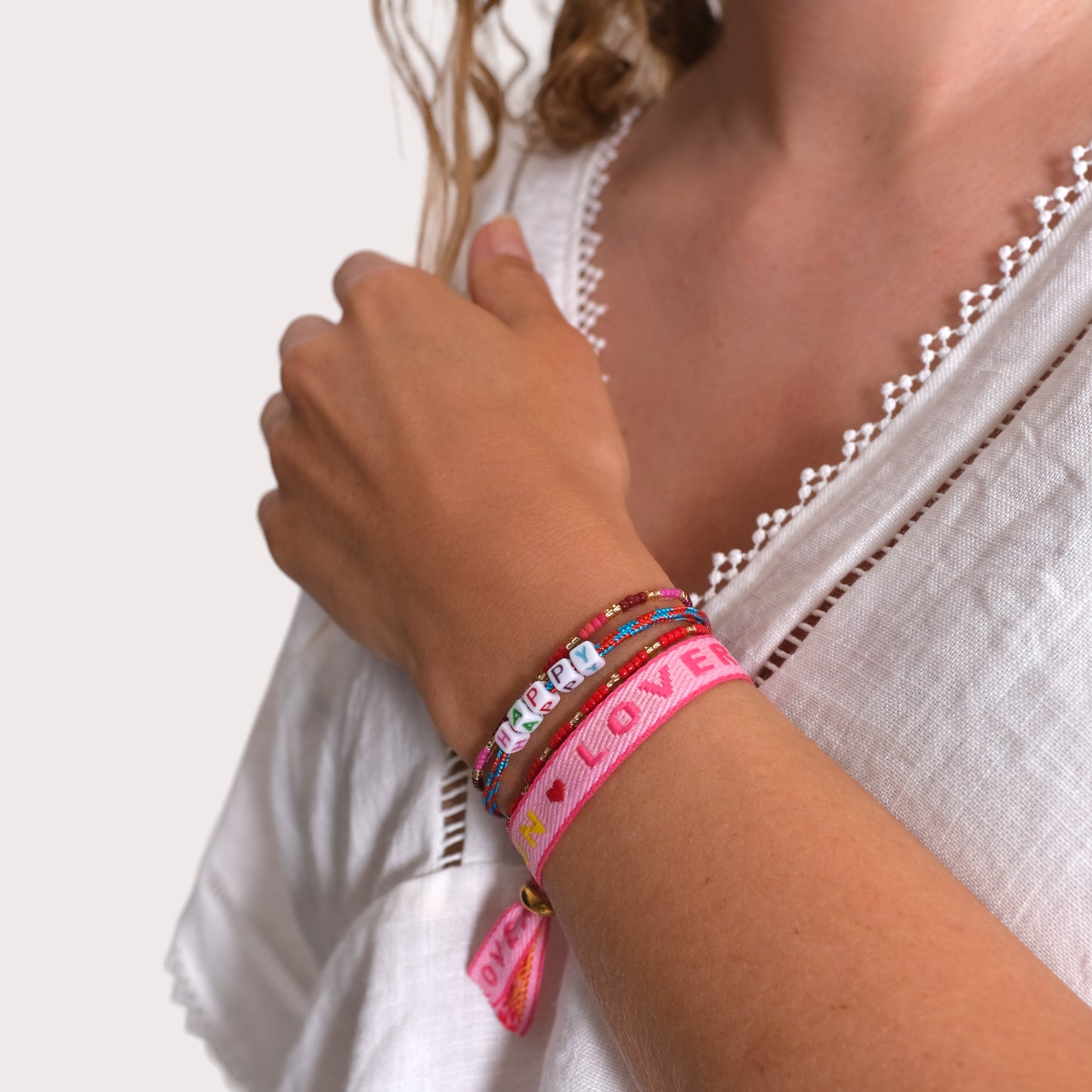 Segeltau Armband - Happy