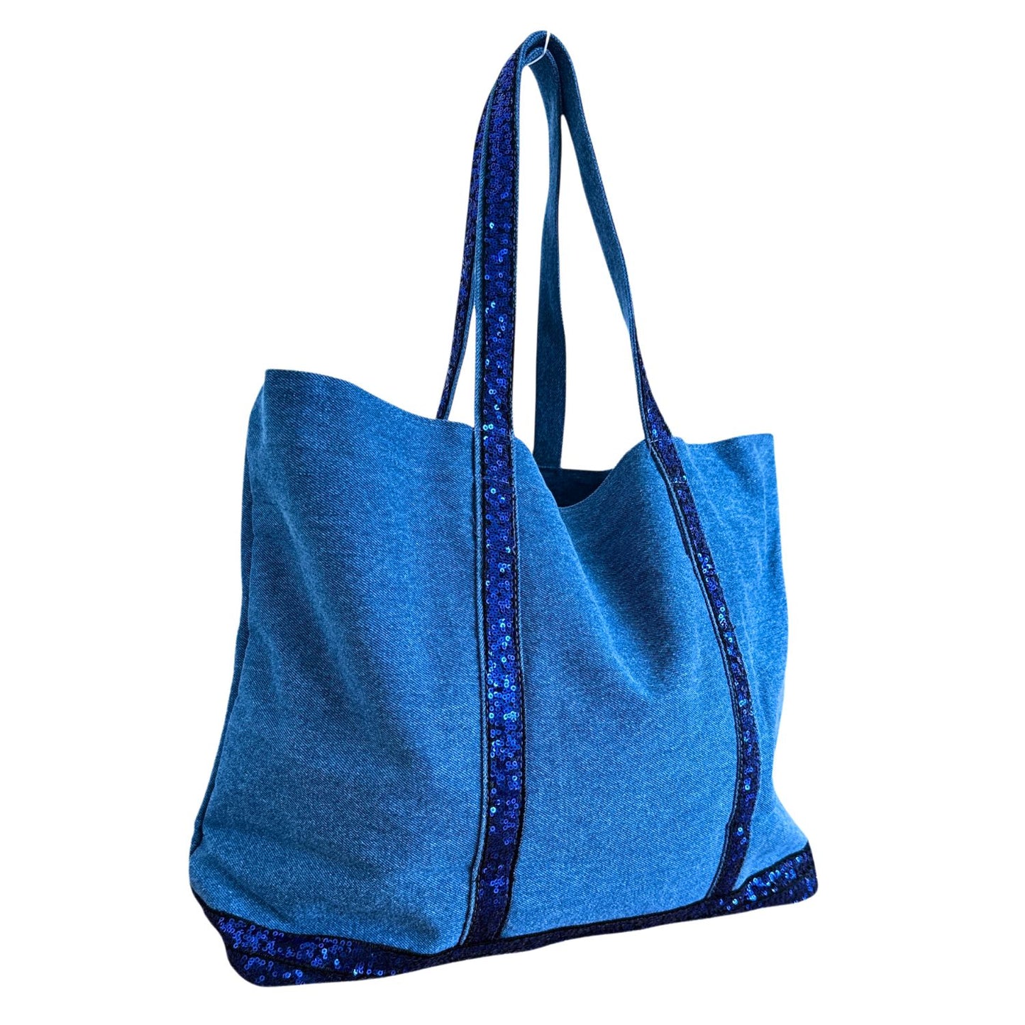 Jeans Tasche mit Paillietten