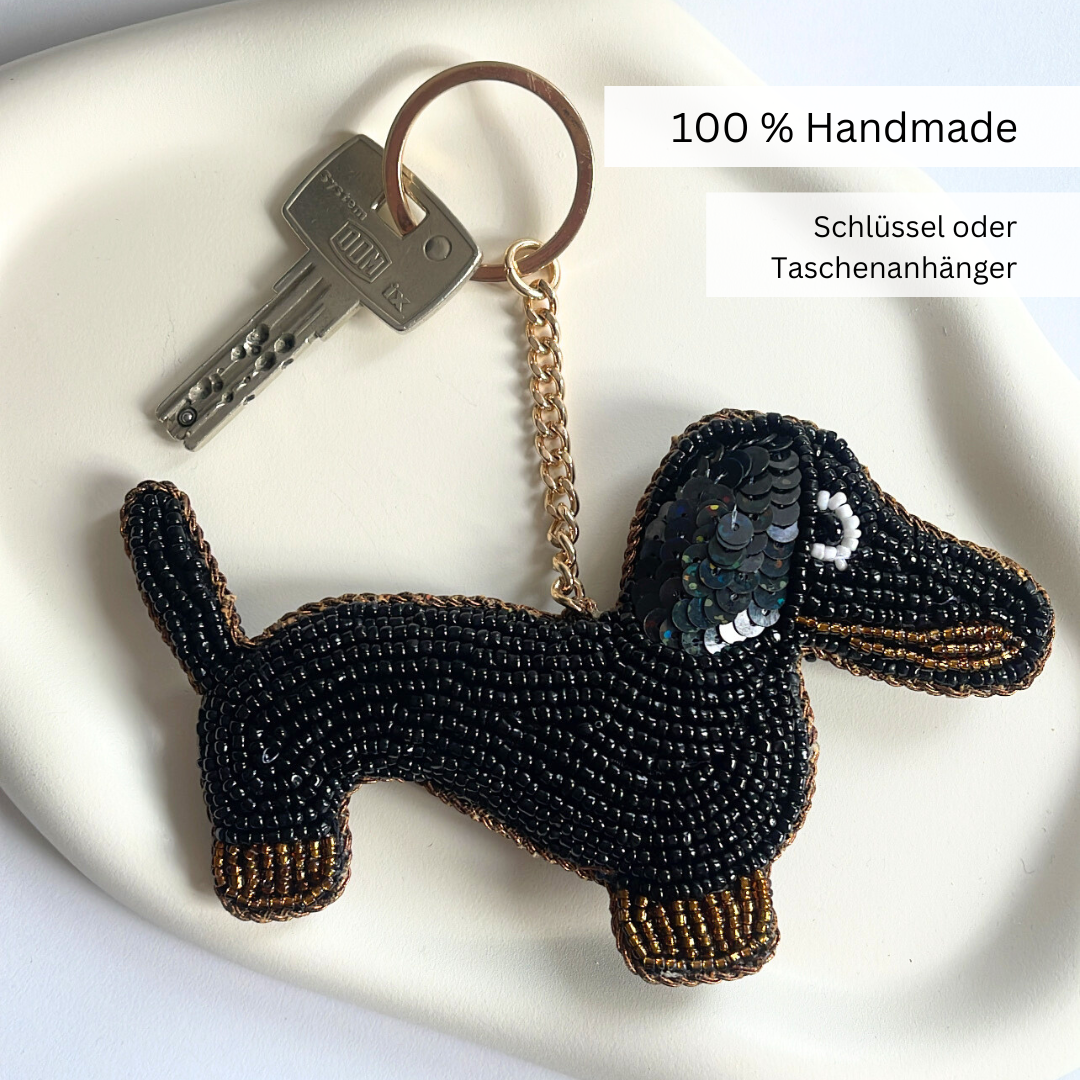 Dackel Geschenk - Taschen- und Schlüsselanhänger