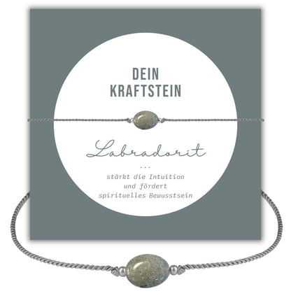 labradorit edelstein armband mit geschenkkarte