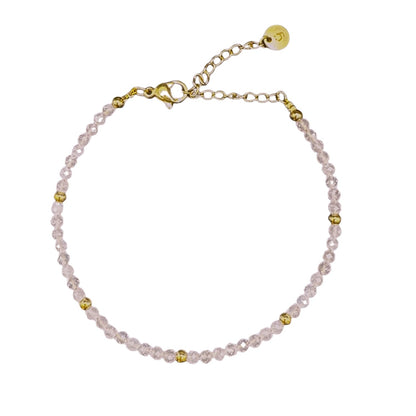 Rosenquarz Perlenarmband - Trage Liebe an Deinem Handgelenk