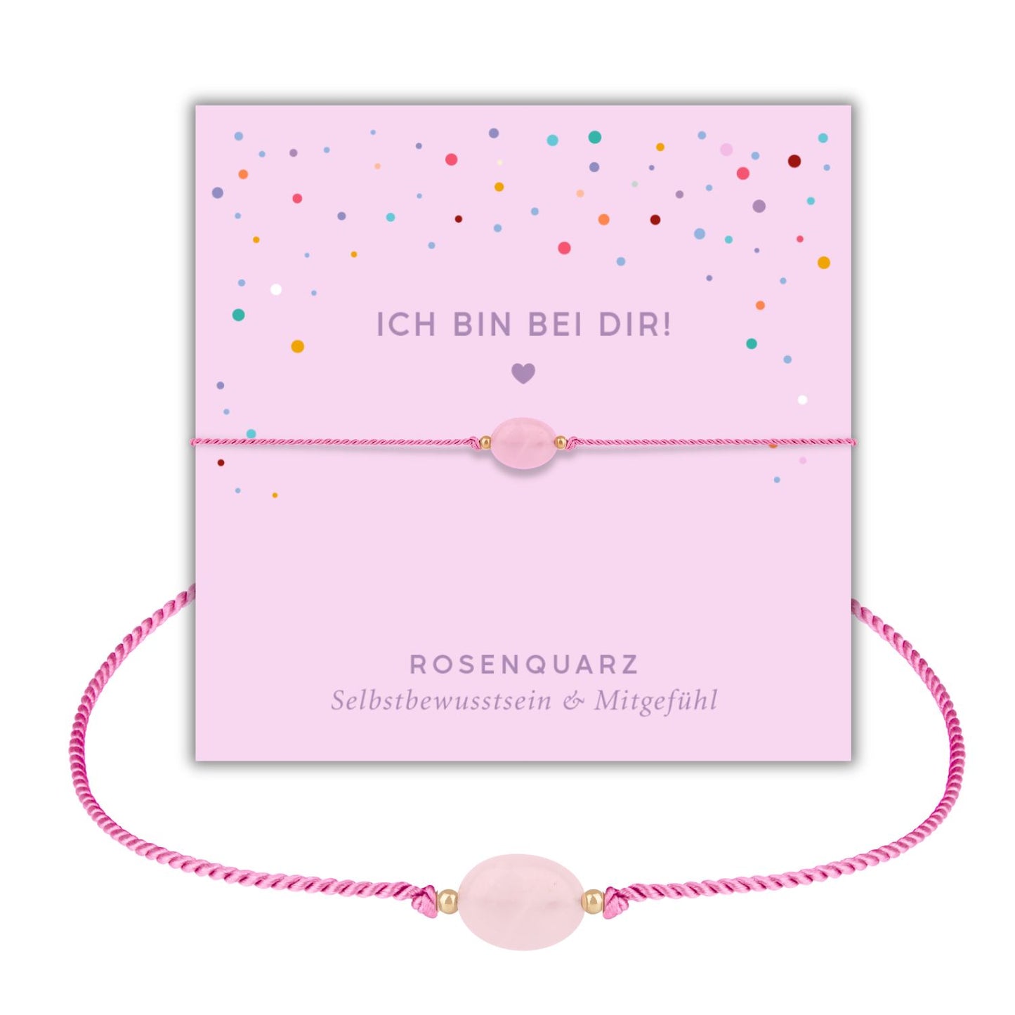 Rosenquarz Armband - Kinder