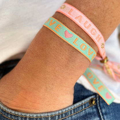 Statement Armband  - Live Laugh Love Set