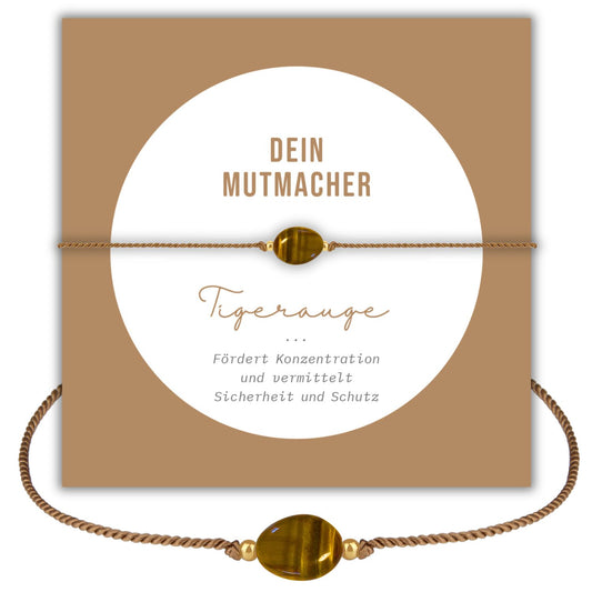 tigerauge armband mit geschenkkarte