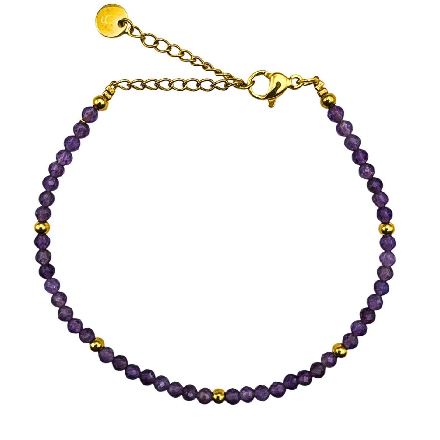 Amethyst Perlenarmband -  Dein Stein für Fokus und Vertrauen
