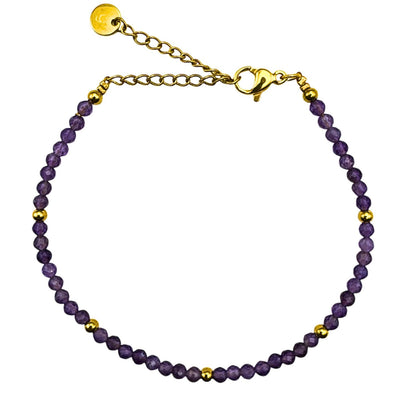 Amethyst Perlenarmband -  Dein Stein für Fokus und Vertrauen