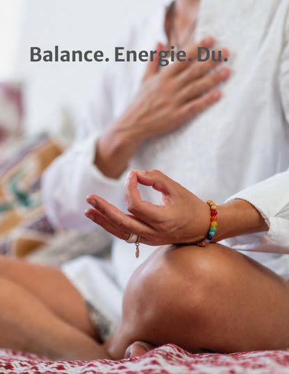 Chakra Armband mit Sandelholz