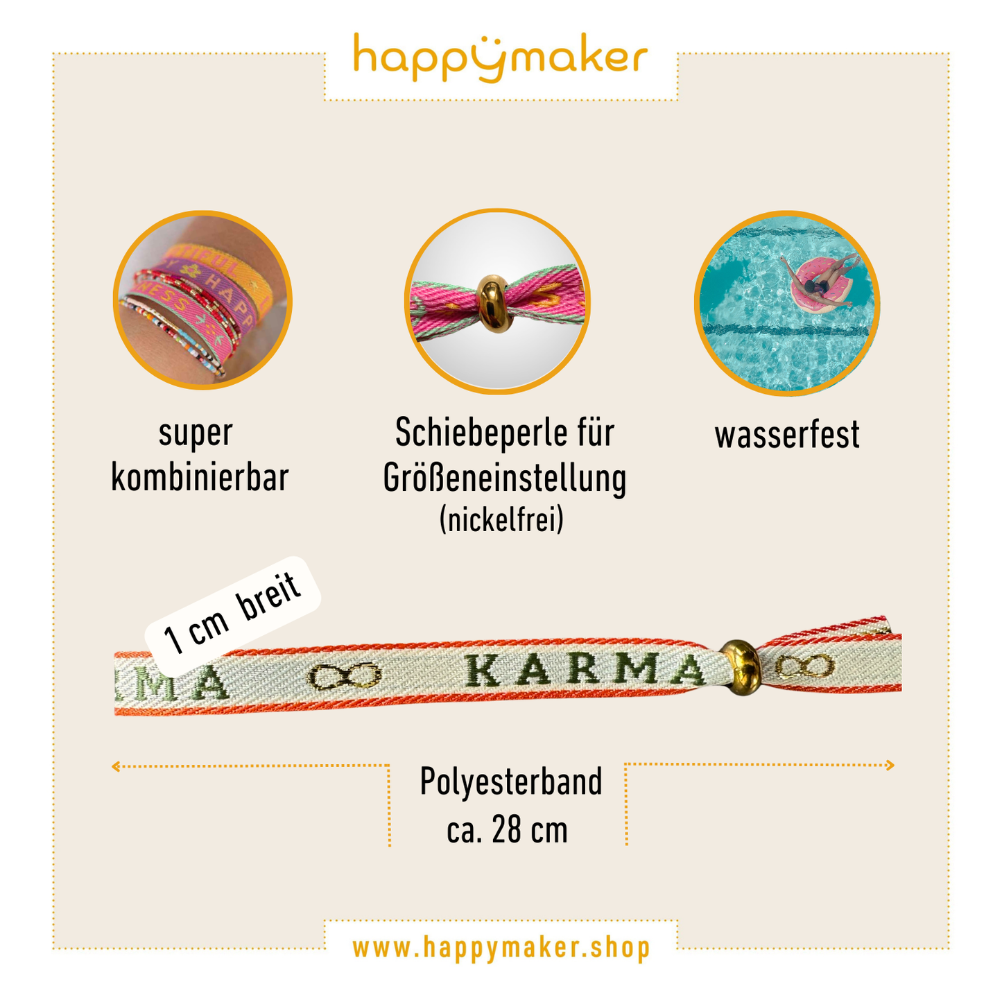 Statement Armband - Karma