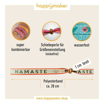 Statement Armband - Namaste