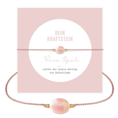 Rosa Opal Armband – Dein Kraftstein