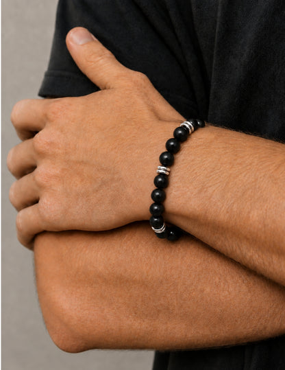 Männer Armband schwarzer Turmalin